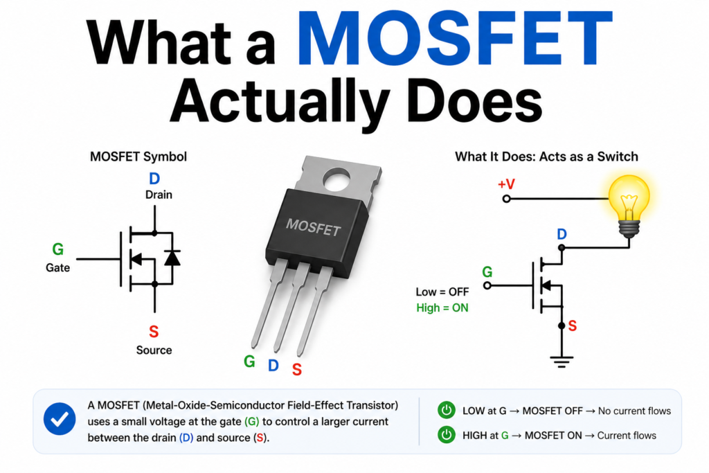 What a MOSFET Actually Does