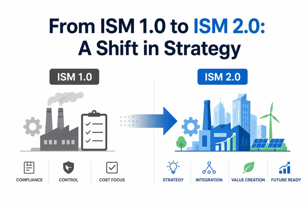 From ISM 1.0 to ISM 2.0: A Shift in Strategy