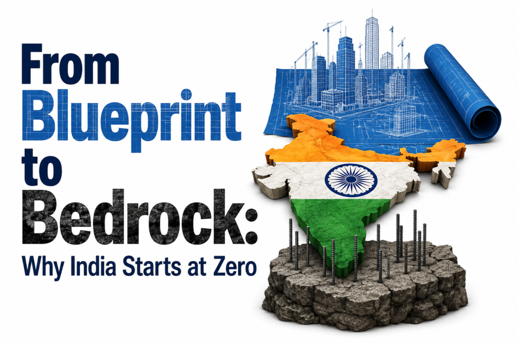 From Blueprint to Bedrock: Why India Starts at Zero