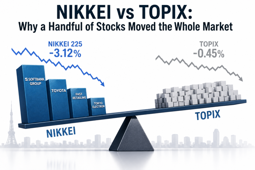 Nikkei vs Topix: Why a Handful of Stocks Moved the Whole Market
