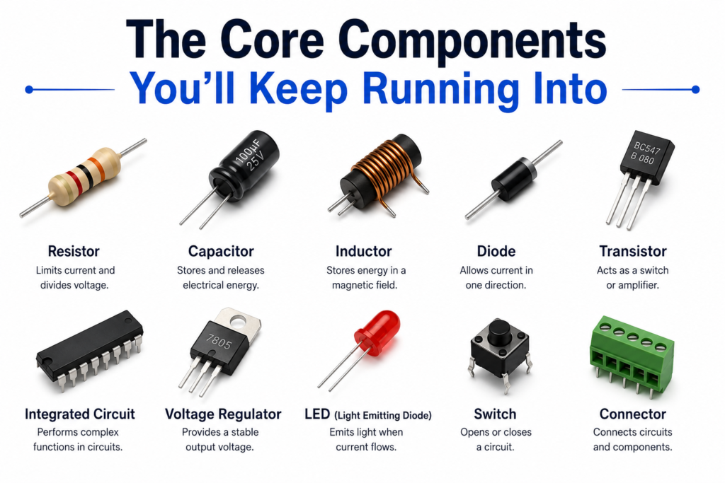 The Core Components You'll Keep Running Into