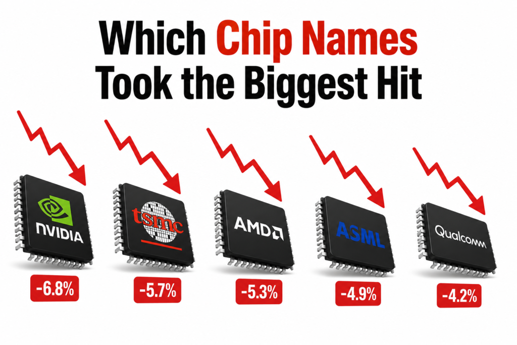 Which Chip Names Took the Biggest Hit