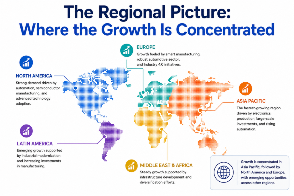 The Regional Picture: Where the Growth Is Concentrated