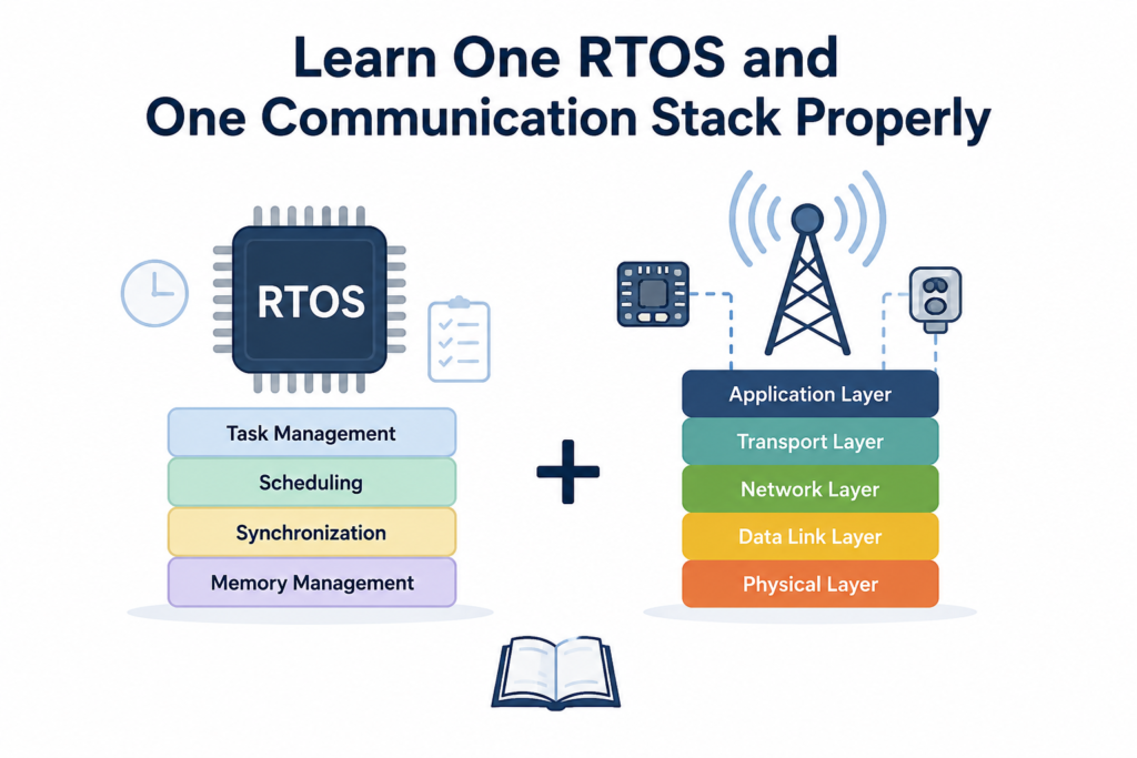 3. Learn One RTOS and One Communication Stack Properly