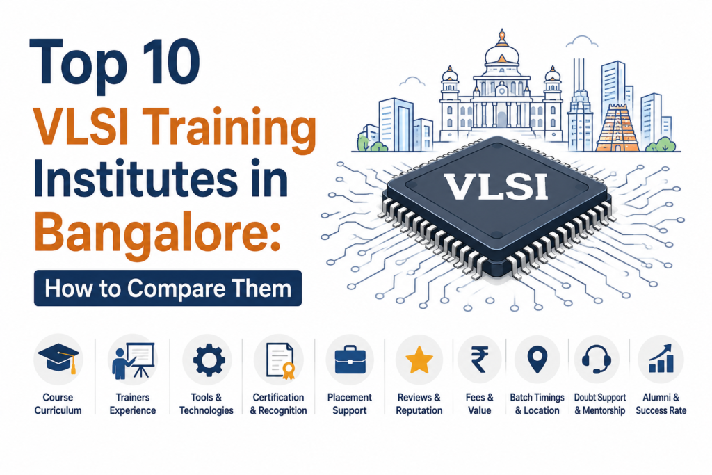 Top 10 VLSI Training Institutes in Bangalore: How to Compare Them