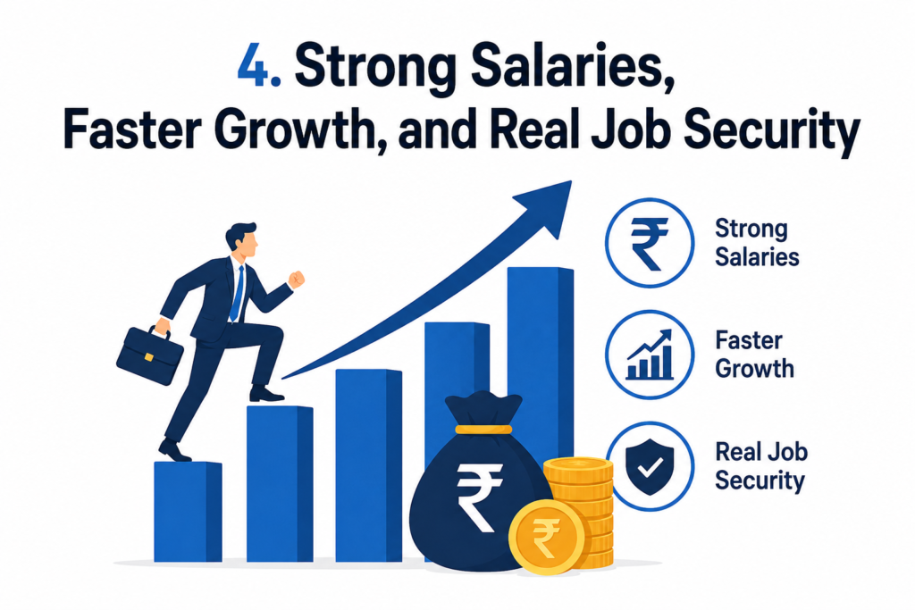 Strong Salaries, Faster Growth, and Real Job Security