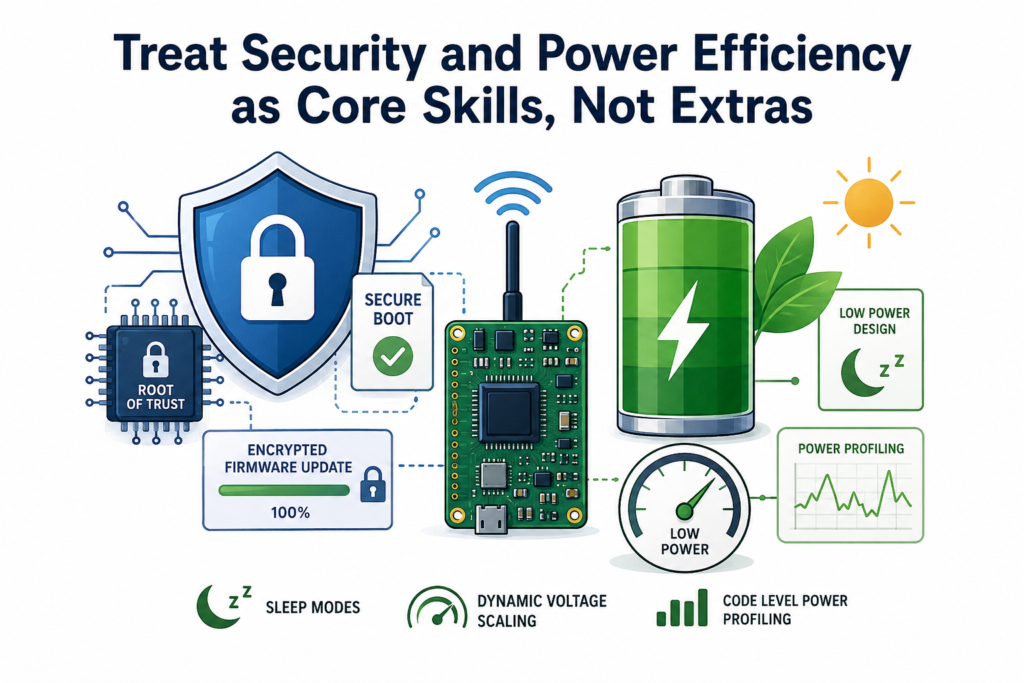 4. Treat Security and Power Efficiency as Core Skills, Not Extras