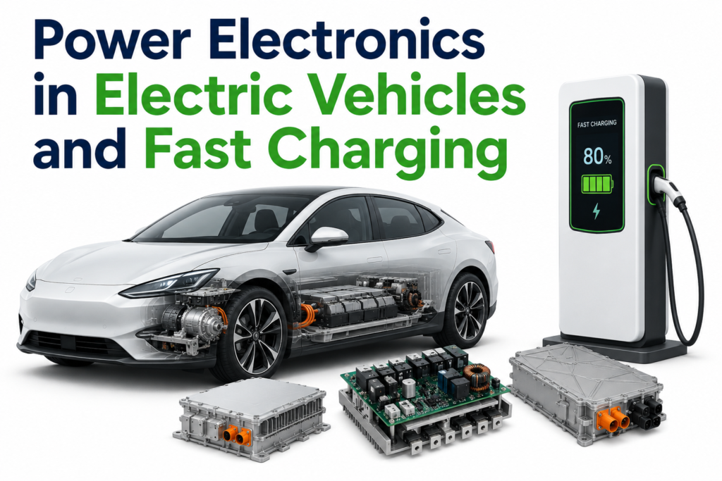 Power Electronics in Electric Vehicles and Fast Charging