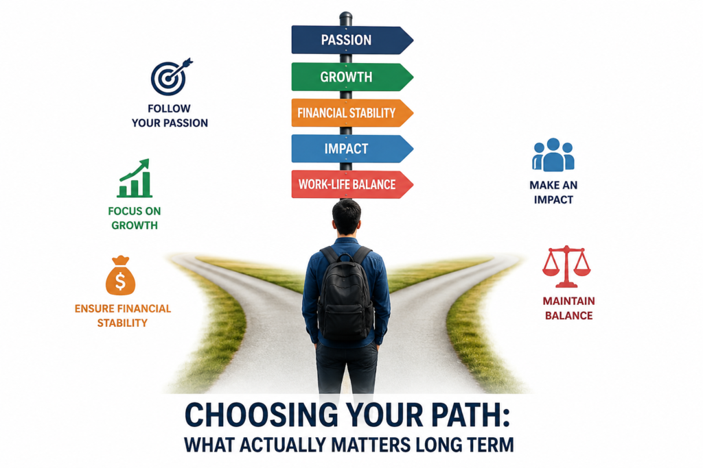 Choosing Your Path: What Actually Matters Long Term