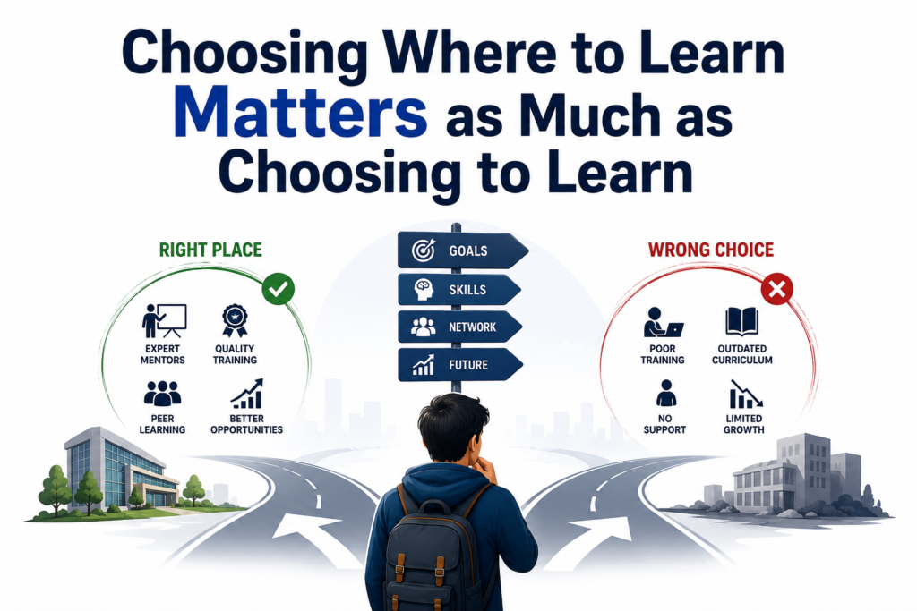 Choosing Where to Learn Matters as Much as Choosing to Learn