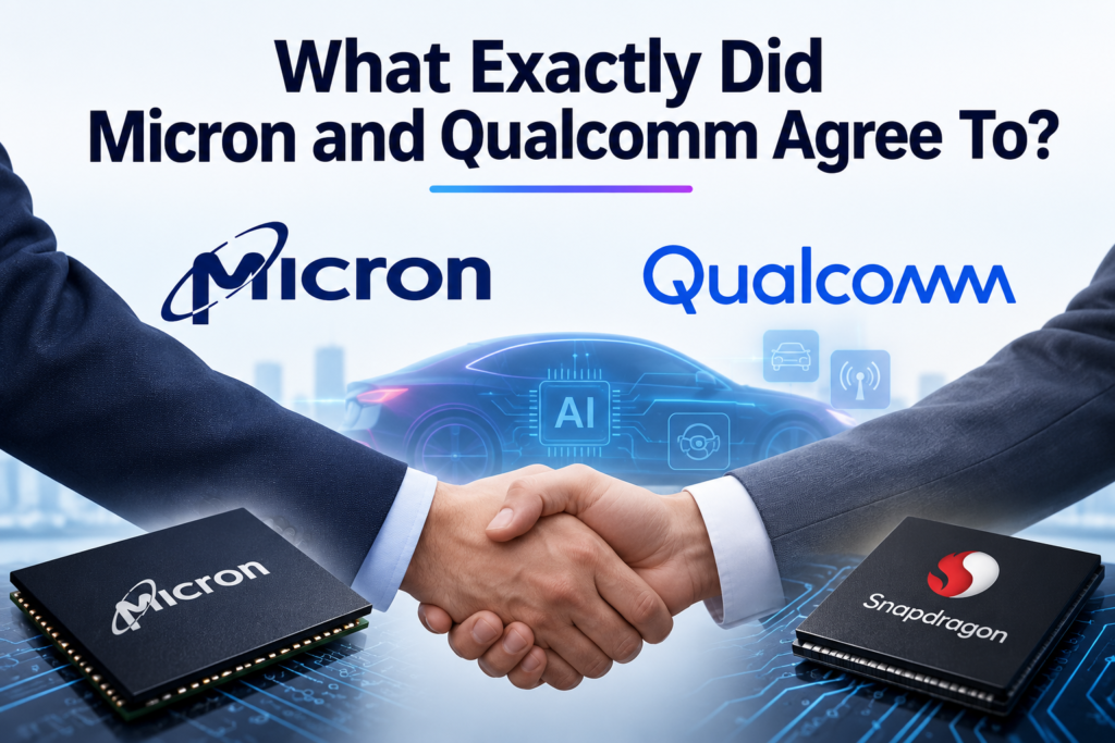 What Exactly Did Micron and Qualcomm Agree To?