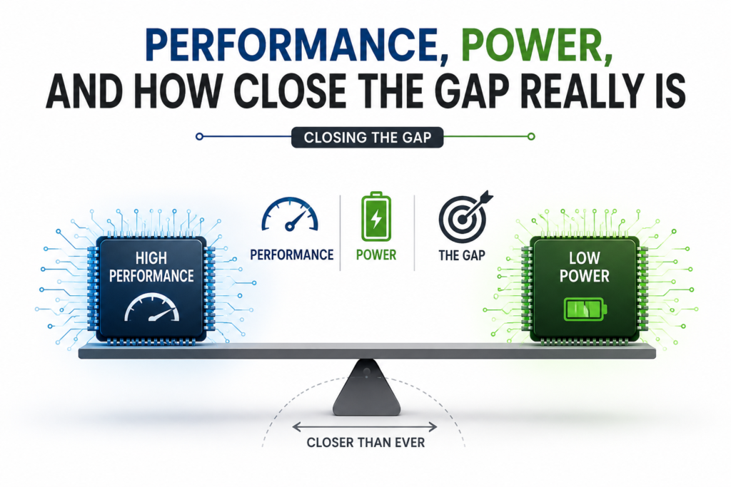 Performance, Power, and How Close the Gap Really Is