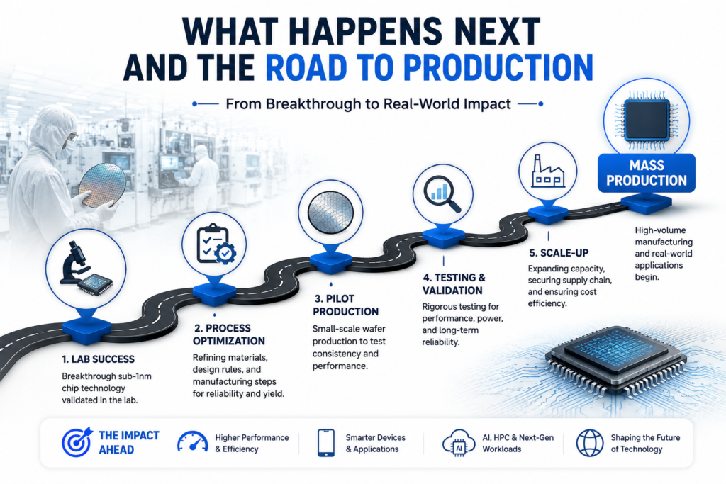 What Happens Next and the Road to Production