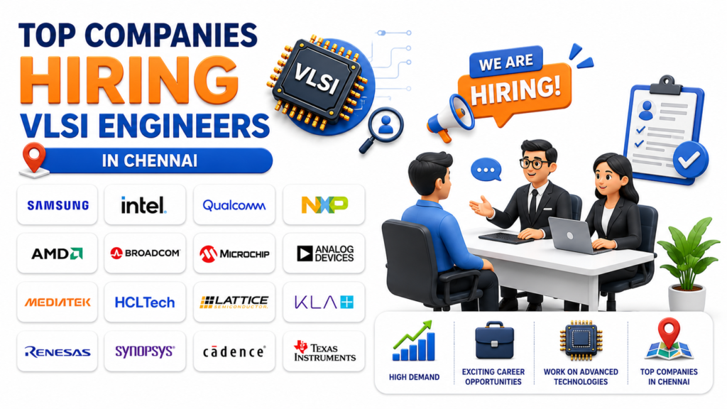 Top Companies Hiring VLSI Engineers in Chennai