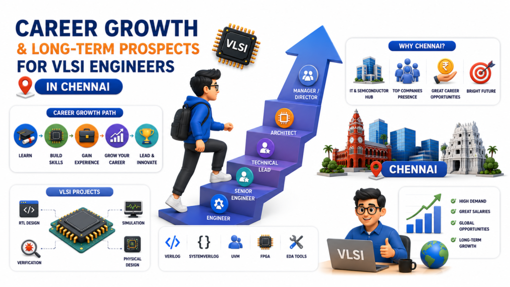 Career Growth and Long-Term Prospects for VLSI Engineers in Chennai