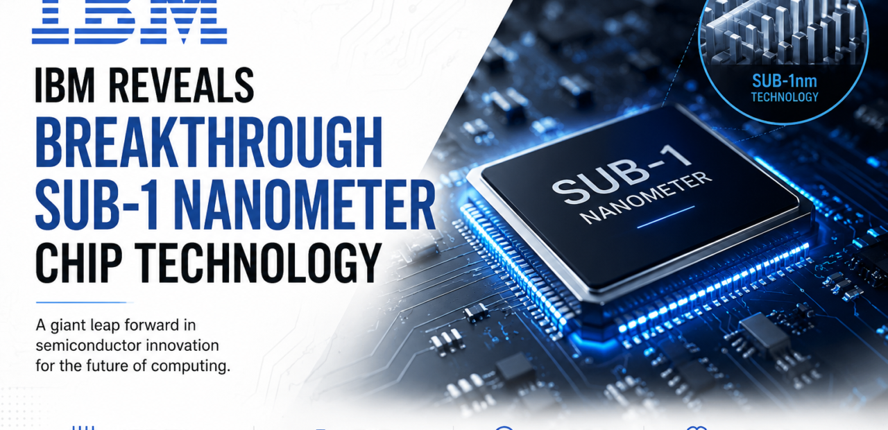 IBM Reveals Breakthrough Sub-1 Nanometer Chip Technology