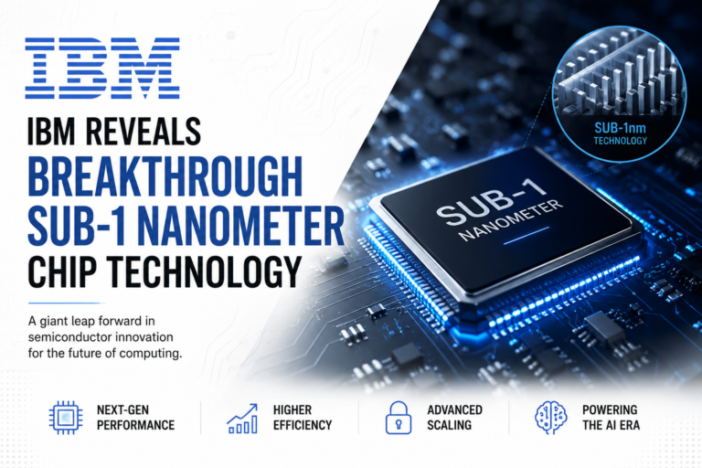 IBM Reveals Breakthrough Sub-1 Nanometer Chip Technology