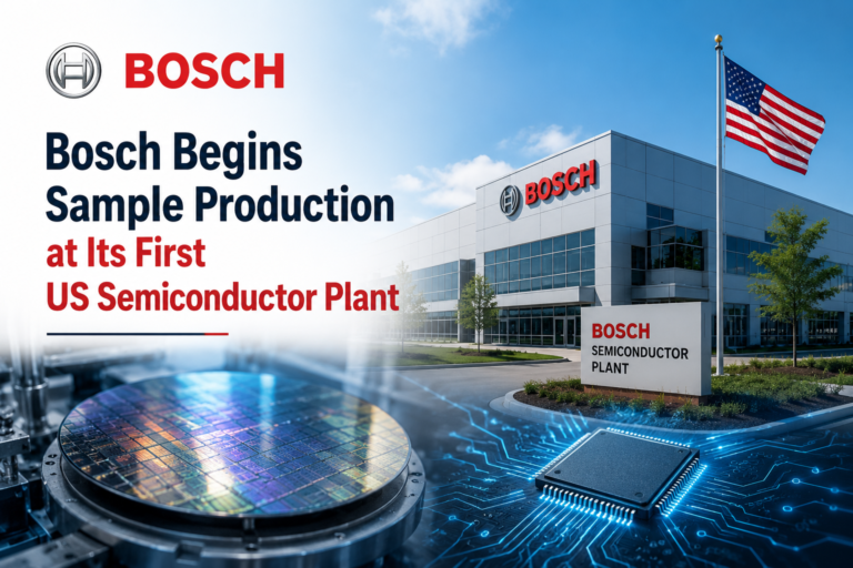 Bosch Begins Sample Production at Its First US Semiconductor Plant