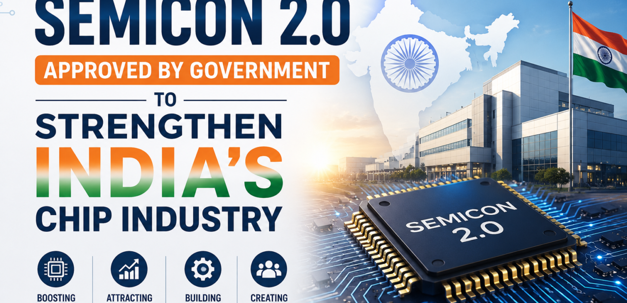 Semicon 2.0 Approved by Government to Strengthen India's Chip Industry