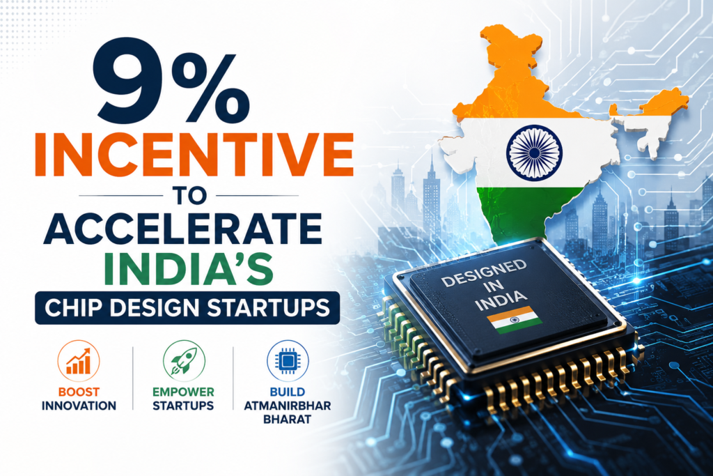 9% Incentive to Accelerate India’s Chip Design Startups