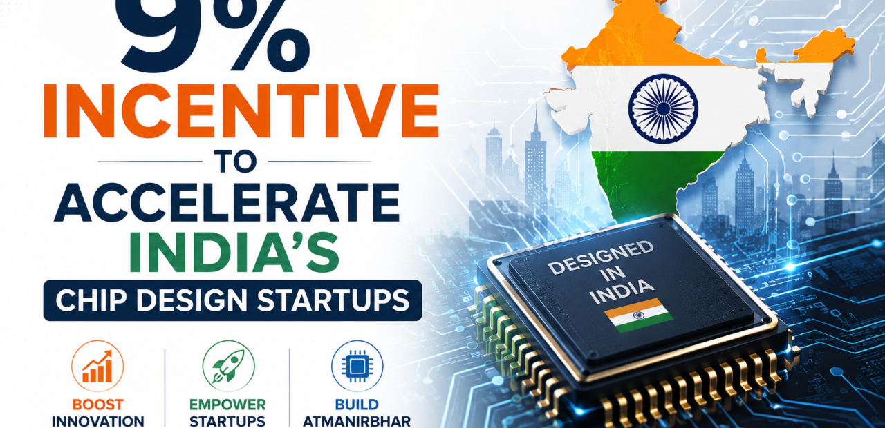 9% Incentive to Accelerate India's Chip Design Startups