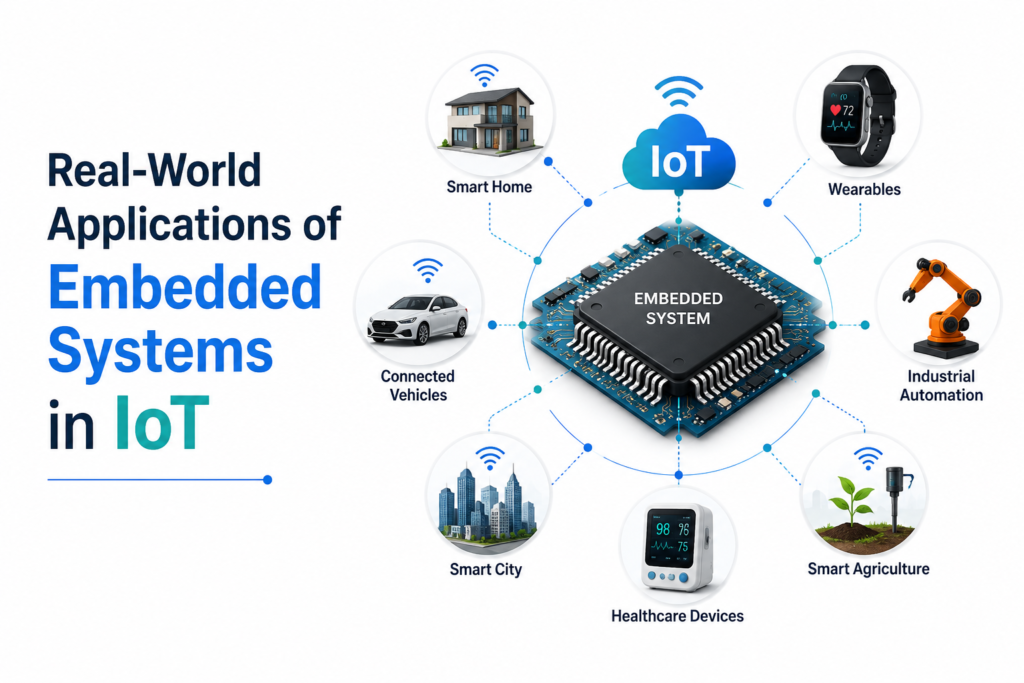 Real-World Applications of Embedded Systems in IoT