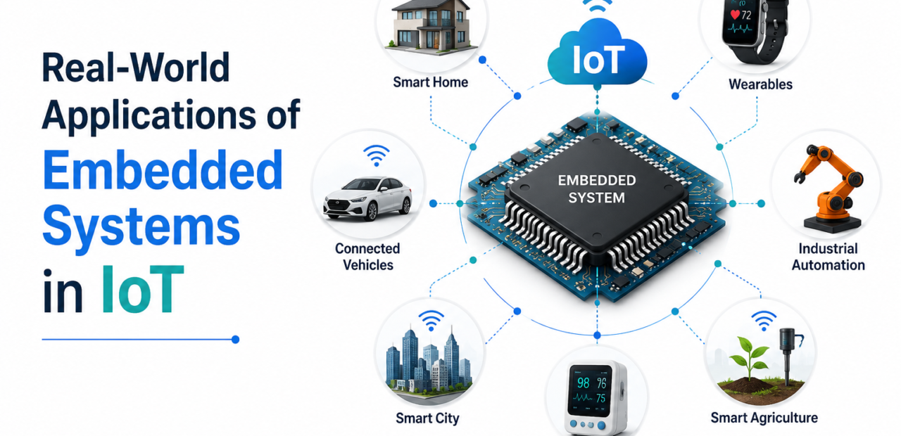 Real-World Applications of Embedded Systems in IoT