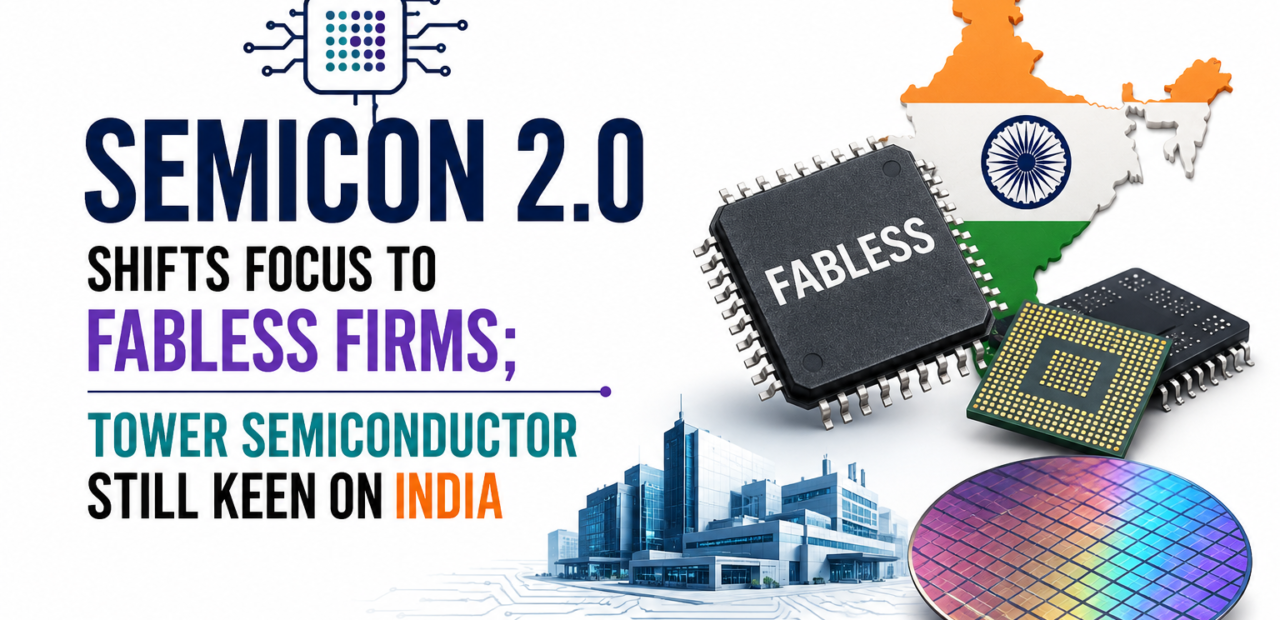 Semicon 2.0 Shifts Focus to Fabless Firms; Tower Semiconductor Still Keen on India