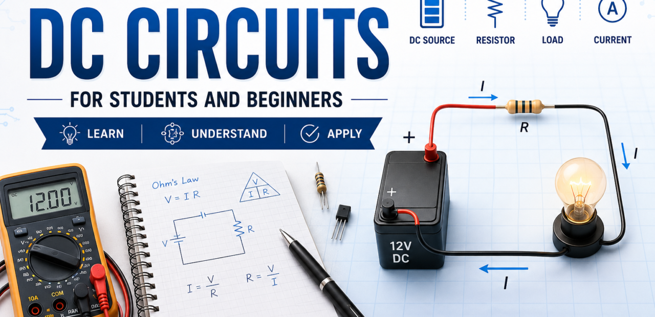 Beginner Guide to DC Circuits for Students and Beginners