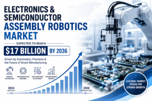 Electronics & Semiconductor Assembly Robotics Market Expected to Reach $17 Billion by 2036