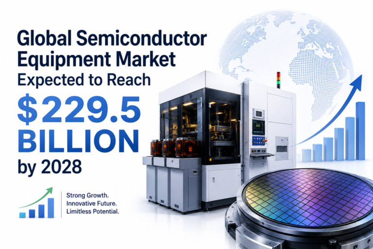 Global Semiconductor Equipment Market Expected to Reach $229.5 Billion by 2028