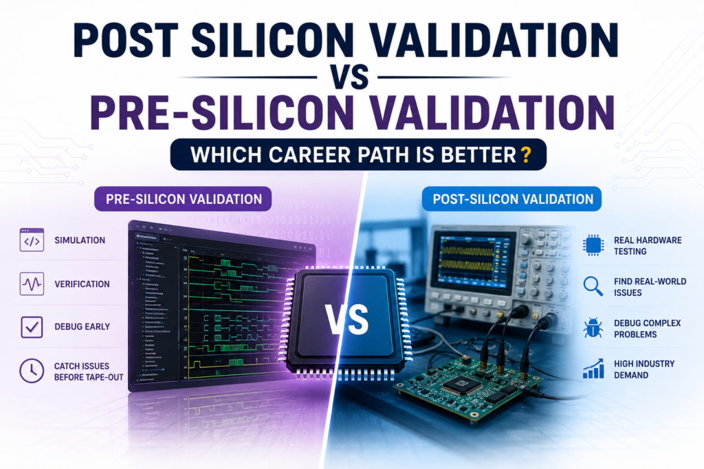 Post Silicon Validation vs Pre-Silicon Validation: Which Career Path Is Better?