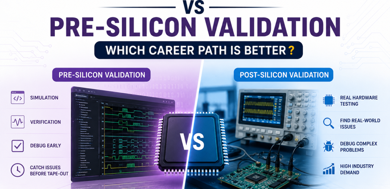Post Silicon Validation vs Pre-Silicon Validation: Which Career Path Is Better?