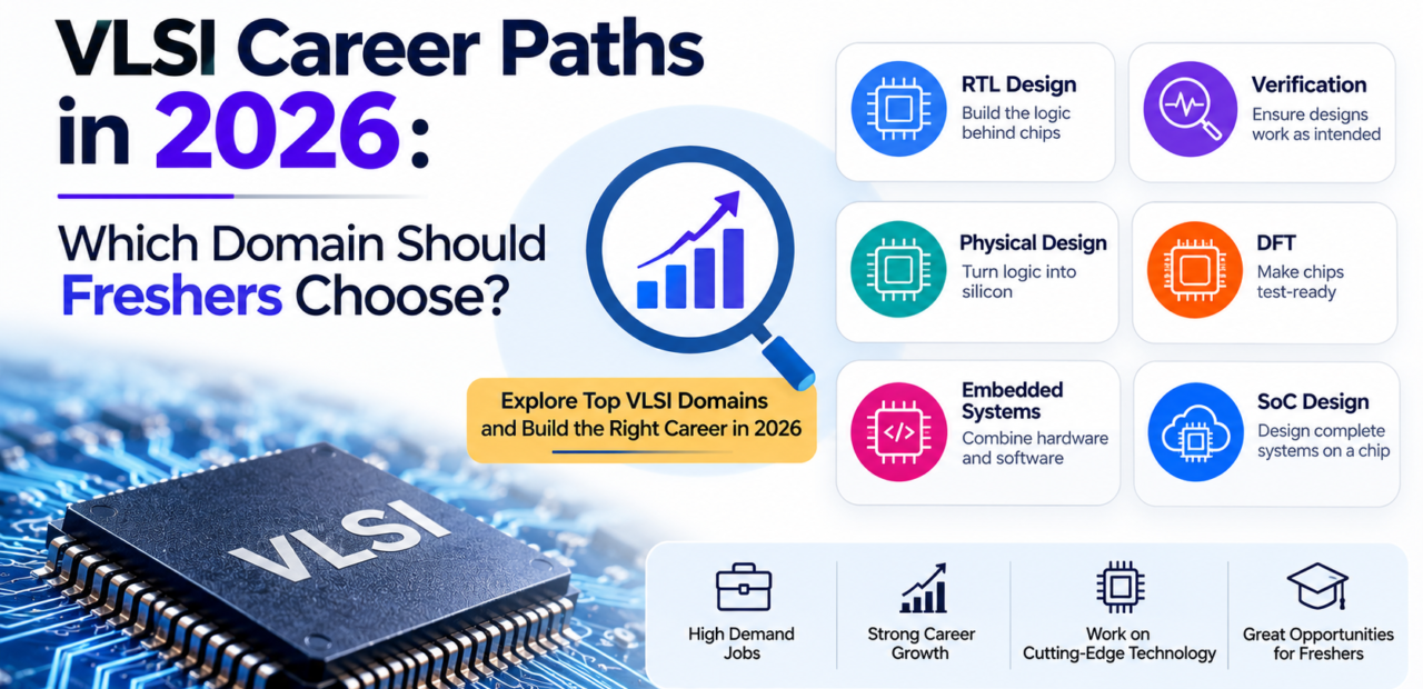 VLSI Career Paths in 2026: Which Domain Should Freshers Choose?