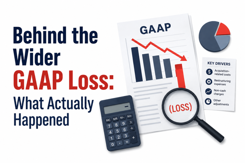 Behind the Wider GAAP Loss: What Actually Happened