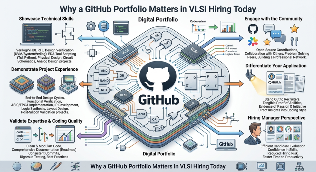 Why a GitHub Portfolio Matters in VLSI Hiring Today