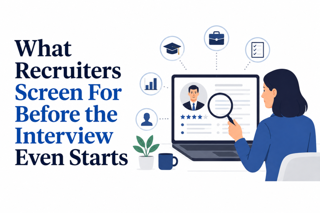 What Recruiters Screen For Before the Interview Even Starts