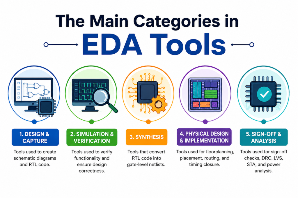 The Main Categories in EDA Tools