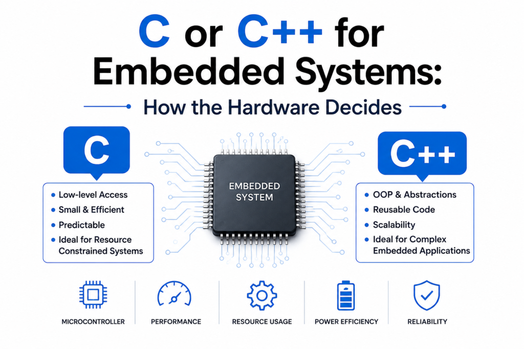 C or C++ for Embedded Systems: How the Hardware Decides