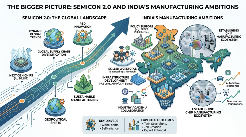 The Bigger Picture: Semicon 2.0 and India's Manufacturing Ambitions