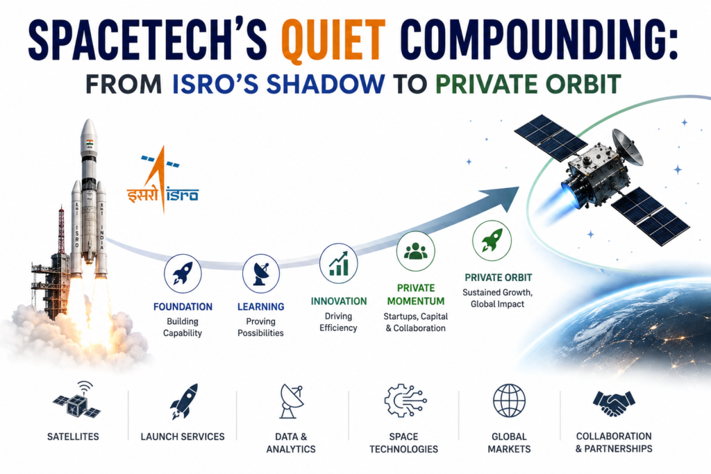 Spacetech's Quiet Compounding: From ISRO's Shadow to Private Orbit