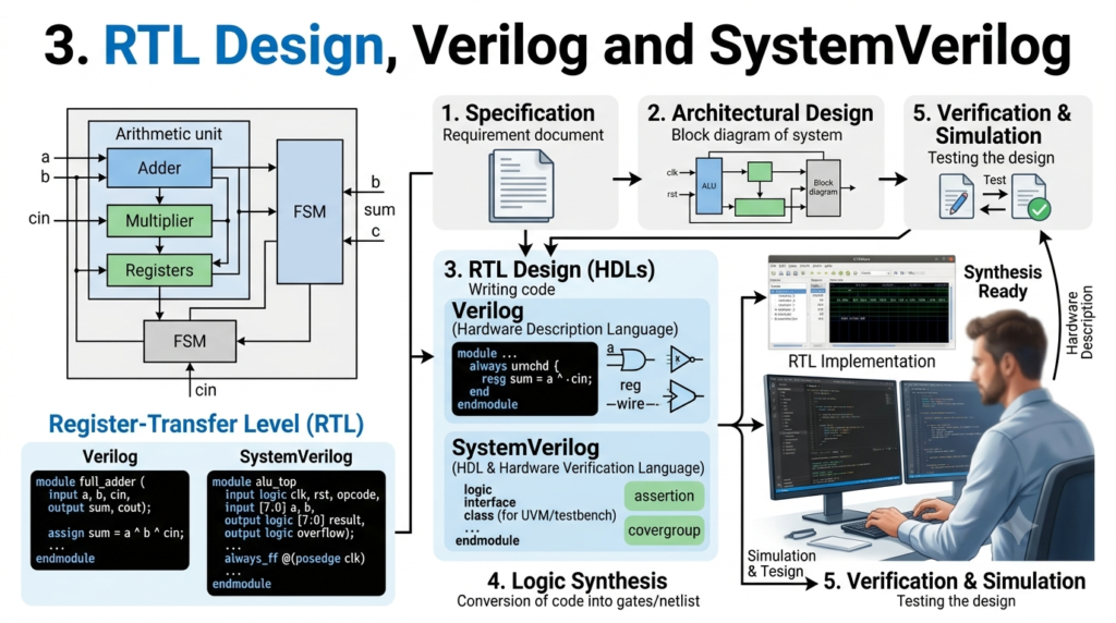 3. RTL Design, Verilog and SystemVerilog