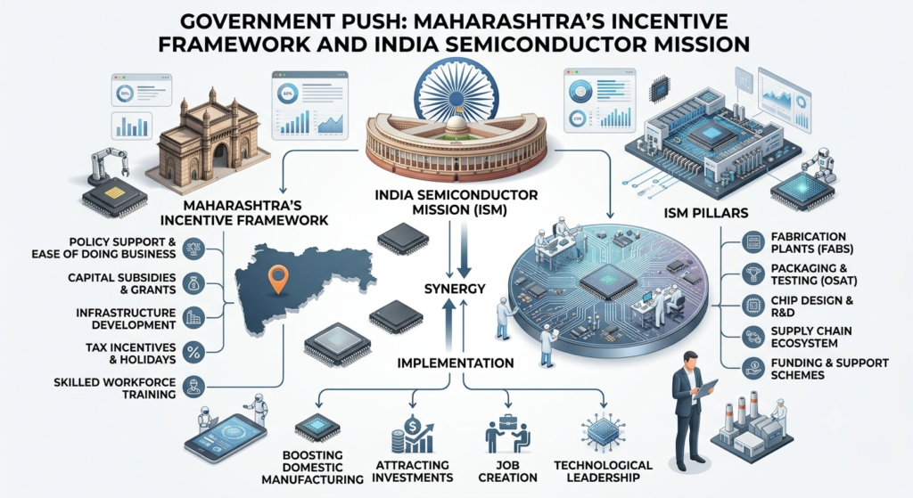 Government Push: Maharashtra's Incentive Framework and the India Semiconductor Mission