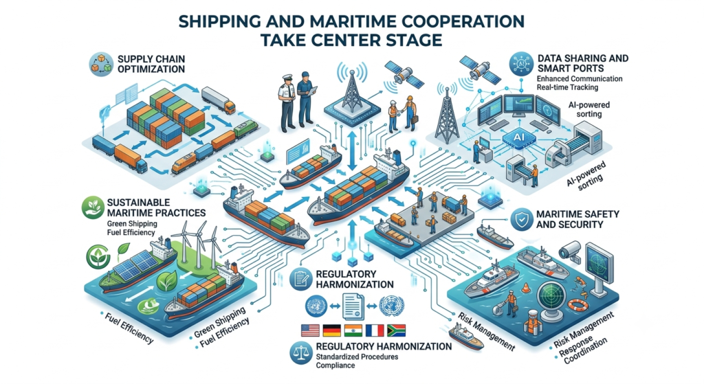 Shipping and Maritime Cooperation Take Center Stage