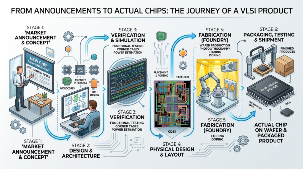 From Announcements to Actual Chips