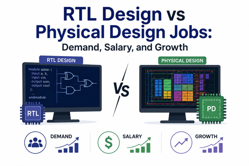 RTL Design vs Physical Design Jobs: Demand, Salary, and Growth