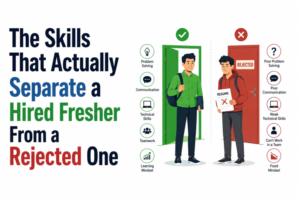 The Skills That Actually Separate a Hired Fresher From a Rejected One