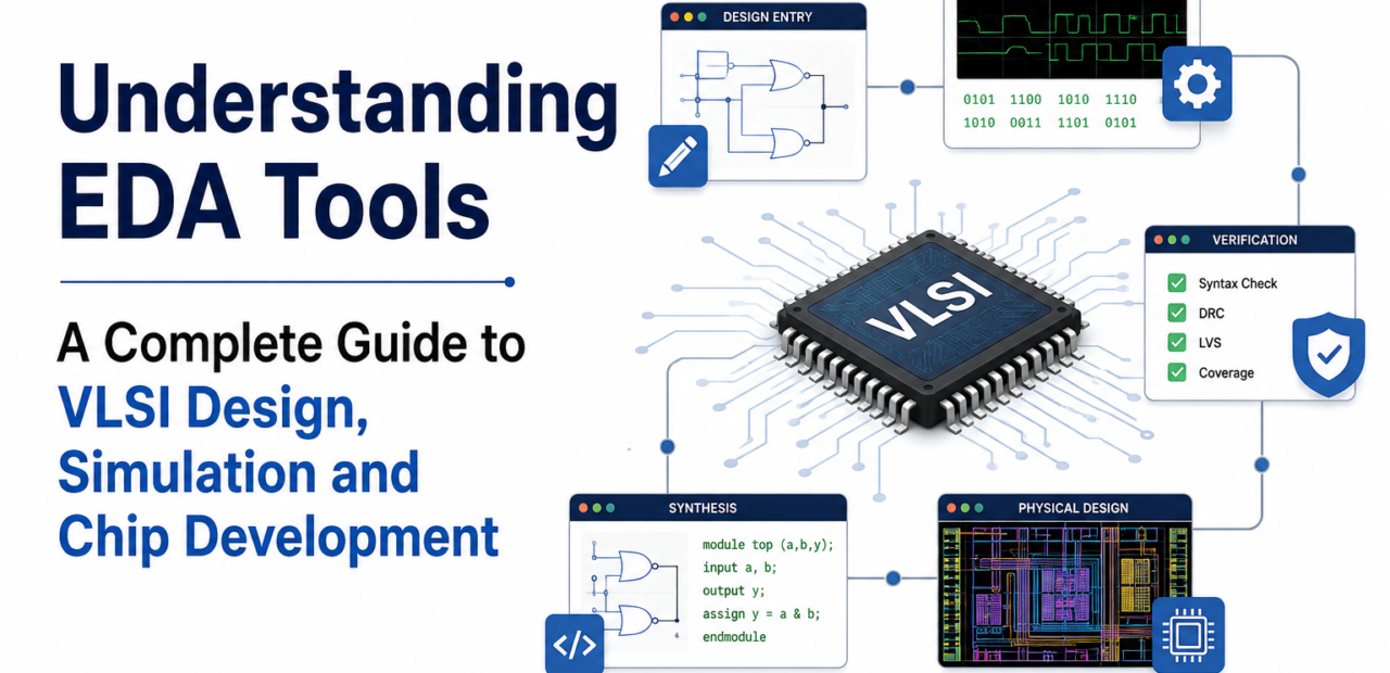 Understanding EDA Tools A Complete Guide to VLSI Design, Simulation and Chip Development