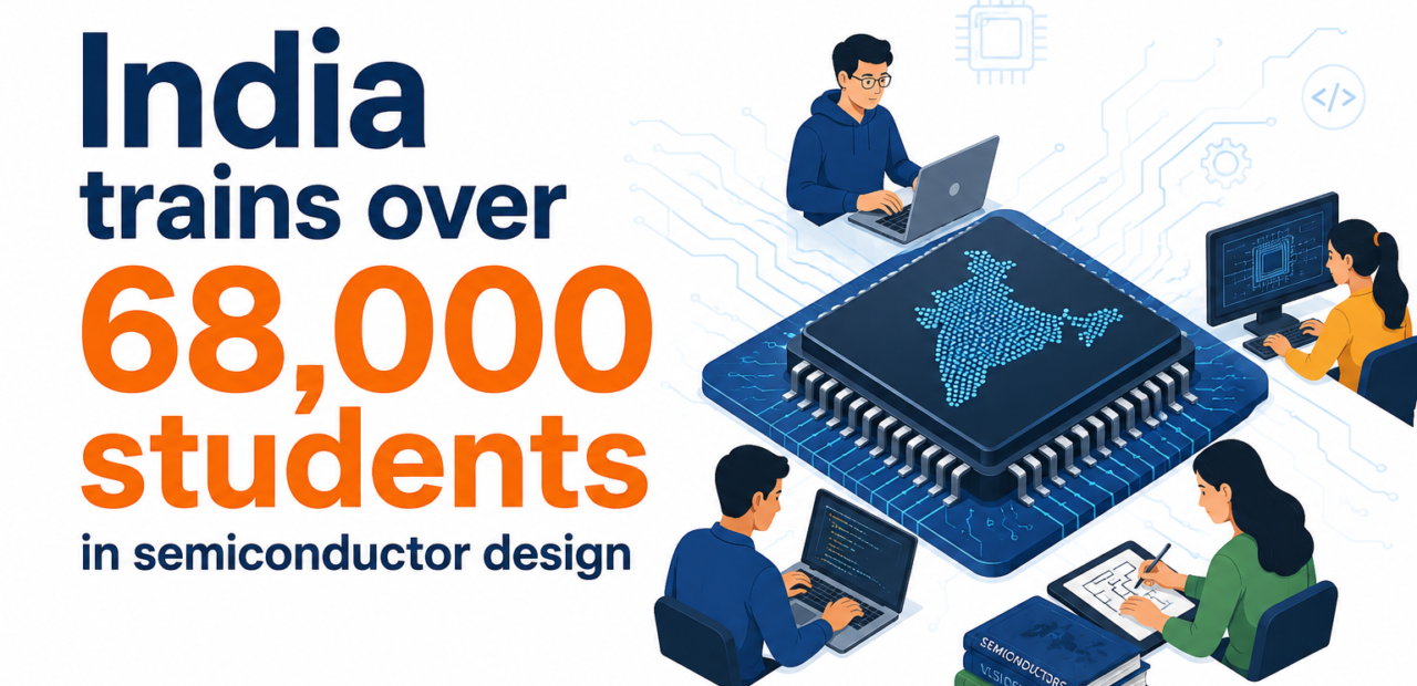 India Trains Over 68,000 Students in Semiconductor Design