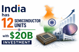 India has 12 semiconductor units with $20B investment